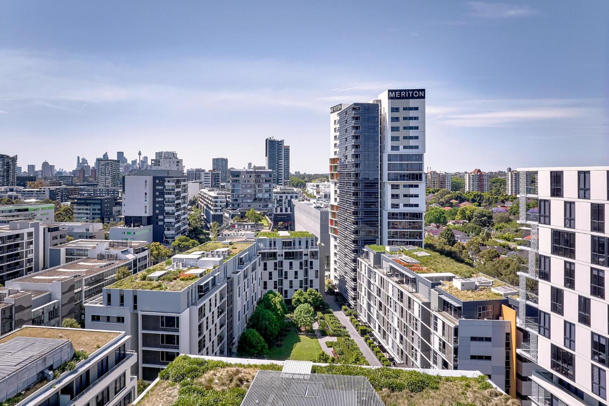Meriton Suites Zetland Sydney Ngoại thất bức ảnh Green Square, 2015